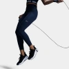Nike Women's Pro Sculpt High-waisted 7/8 Leggings In Armory Navy/white