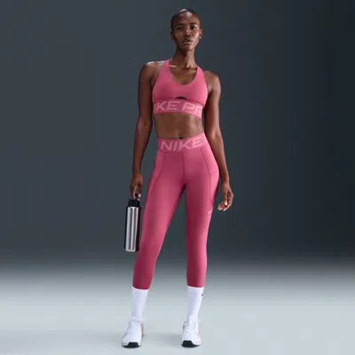 Nike Women's  Pro Sculpt High-waisted 7/8 Leggings With Pockets In Purple