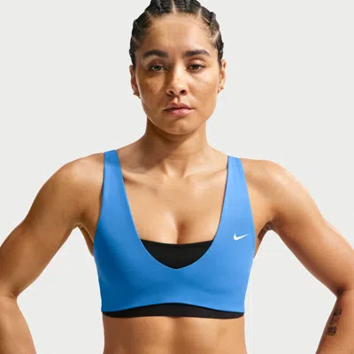 Nike Women's  Pro Sculpt Medium-support Sports Bra In Blue