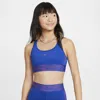 Nike Kids' Women's  Pro Swoosh Girls' Sports Bra In Blue