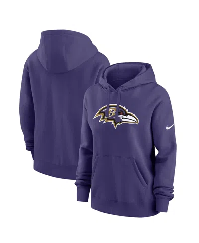 Nike Purple Baltimore Ravens Club Fleece Pullover Hoodie