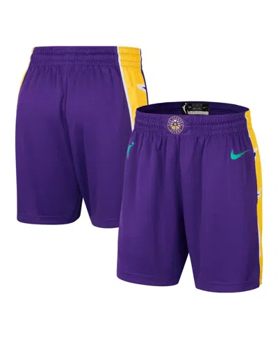 Nike Purple Los Angeles Sparks On-court Victory Performance Shorts