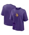 Nike Women's Purple Minnesota Vikings Boxy T-shirt In Purple