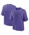 Nike Purple Baltimore Ravens Glory Arch Boxy T-shirt