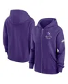 Nike Women's Purple Minnesota Vikings Phoenix Rewind Full-zip Hoodie In Purple