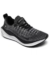 Nike Women's React Infinity Run Flyknit 4 Running Sneakers From Finish Line In Black