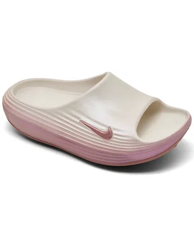 Nike Women's Reactx Rejuven8 Recovery Slides From Finish Line In Pink