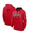 Nike Red Chicago White Sox 2025 City Connect Authentic Collection Performance Pullover Hoodie In Red