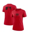 Nike Women's Red Cincinnati Reds Authentic Collection Early Work Tri-blend T-shirt In Red