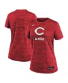 Nike Women's Red Cincinnati Reds Authentic Collection Velocity Performance T-shirt In Red