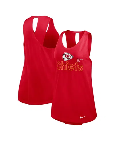 Nike Women's Red Kansas City Chiefs Plus Size Performance Tank Top