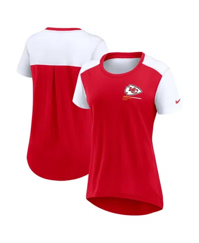 Nike Women's Red Kansas City Chiefs Preferred Yoga Inspired Fashion Top