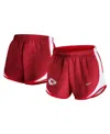 Nike Women's Red Kansas City Chiefs Tempo Performance Shorts In Purple