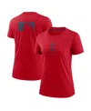 Nike Men's Red Los Angeles Angels Authentic Collection Early Work Tri-blend Performance T-shirt In Red