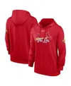 Nike Women's Red St. Louis Cardinals 2024 City Connect Authentic Collection Practice Performance Pullover In Red