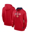 Nike Red St. Louis Cardinals Authentic Collection City Connect Performance Pullover Hoodie In Cardinals