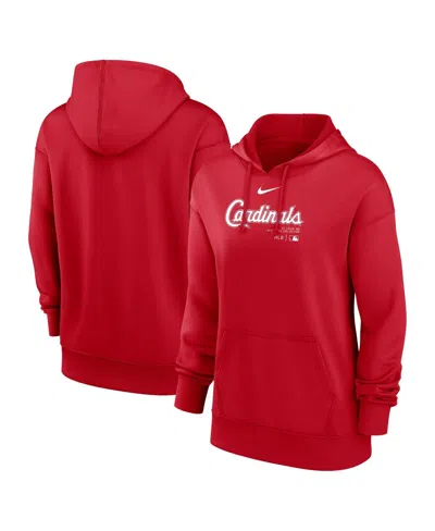 Nike Women's Red St. Louis Cardinals Authentic Collection Performance Pullover Hoodie