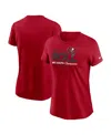 Nike Women's Red Tampa Bay Buccaneers 2024 Nfc South Division Champions Locker Room Trophy Collection T-s In Red