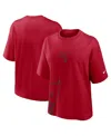 Nike Tampa Bay Buccaneers Boxy  Women's Nfl T-shirt In Red