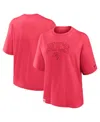 Nike Kansas City Chiefs Arch Boxy  Women's Nfl T-shirt In Pink