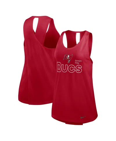 Nike Women's Red Tampa Bay Buccaneers Performance Tank Top