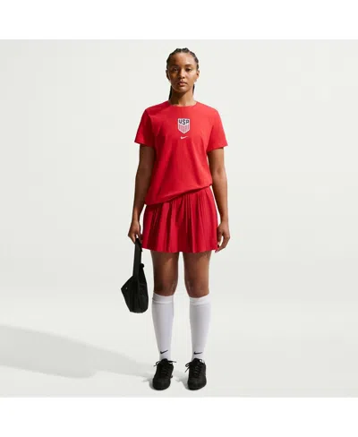 Nike Women's Red Usmnt Crest T-shirt