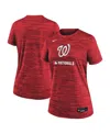 Nike Women's Red Washington Nationals Authentic Collection Velocity Performance T-shirt In Red