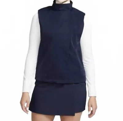 Nike Women's Repel Gilet Vest In Obsidian Black In Blue
