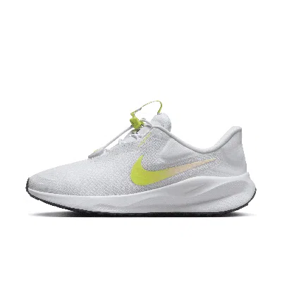 Nike Women's Revolution 7 Easyon Easy On/off Road Running Shoes In White