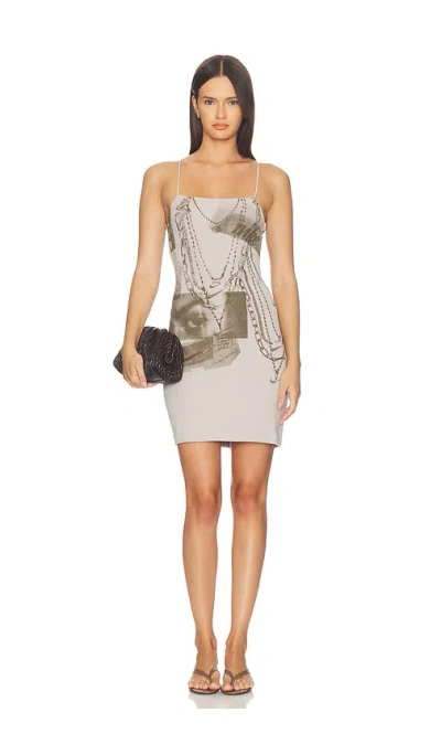 Nike Women's Rib Cami Dress In Gray