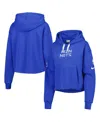 Nike Women's Royal Brooklyn Nets 2022/23 City Edition Courtside Pullover Hoodie In Royal