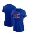 Nike Women's Royal Buffalo Bills 2024 Afc East Division Champions Locker Room Trophy Collection T-shirt In Royal