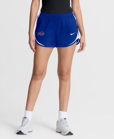 Nike Women's Royal Buffalo Bills Tempo Mid-rise Dri-fit Shorts In Blue