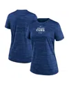 Nike Women's Royal Chicago Cubs Authentic Collection Velocity Performance T-shirt In Royal