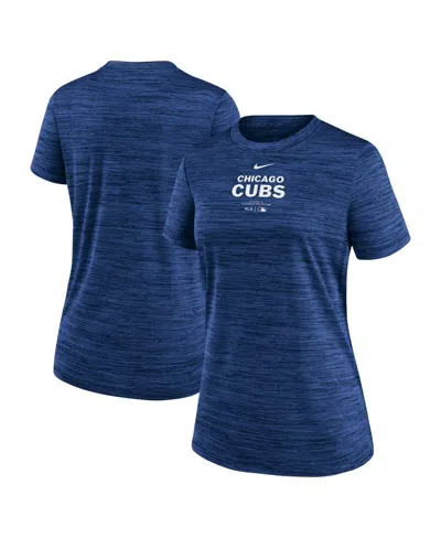Nike Women's Royal Chicago Cubs Authentic Collection Velocity Performance T-shirt