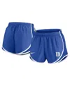 Nike Royal Duke Blue Devils Team Tempo Performance Shorts In Royal,white