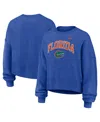 Nike Women's Royal Florida Gators Oversized Phoenix Arch Pullover Sweatshirt In Blue