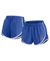 Nike Women's Royal Florida Gators Primetime Tempo Performance Shorts In Royal,white