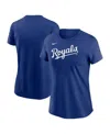 Nike Royal Los Angeles Dodgers Wordmark T-shirt In Royal