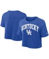 Nike Kentucky Athletic Prep Arch  Women's Dri-fit College Cropped T-shirt In Blue