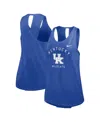 Nike Women's Royal Kentucky Wildcats Primetime Open Back Tank Top In Royal