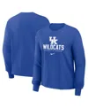 Nike Duke Blue Devils Primetime University Boxy  Women's College Long-sleeve T-shirt In Royal