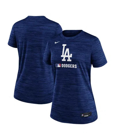 Nike Women's Royal Los Angeles Dodgers Authentic Collection Velocity Performance T-shirt