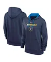 Nike Royal Philadelphia Phillies Authentic Collection City Connect Performance Pullover Hoodie In Blue