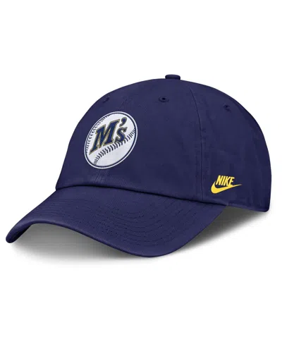 Nike Women's Royal Seattle Mariners Club Adjustable Hat In Blue