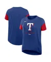 Nike Women's Royal Texas Rangers Flowy T-shirt In Royal