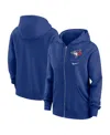 Nike Royal Toronto Blue Jays Legacy Icon Full-zip Hoodie In Royal