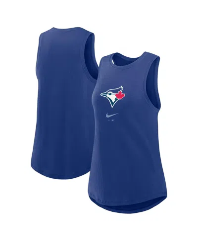 Nike Women's Royal Toronto Blue Jays Legacy Icon High Neck Fashion Tank Top