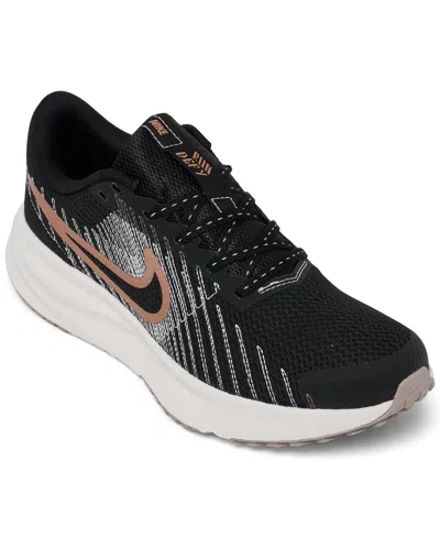 Nike Women's Run Defy Running Sneakers From Finish Line In Black