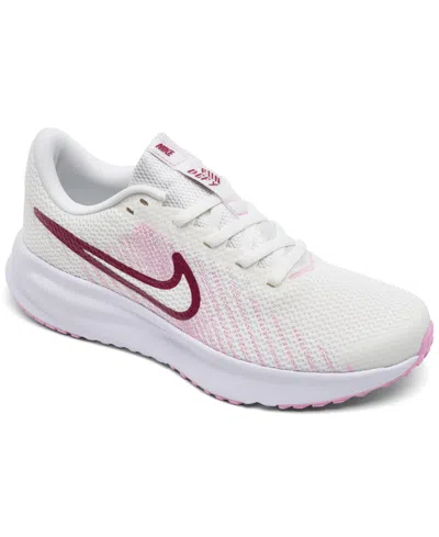 Nike Women's Run Defy Running Sneakers From Finish Line In White